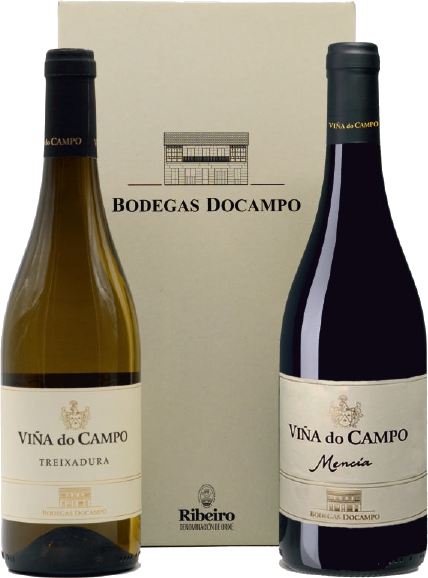 Estuche de 2 botellas: Imprescindible - Viña do Campo Treixadura y Viña do Campo Mencía